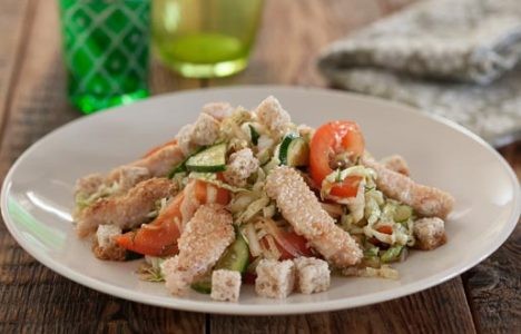 Салат с индейкой